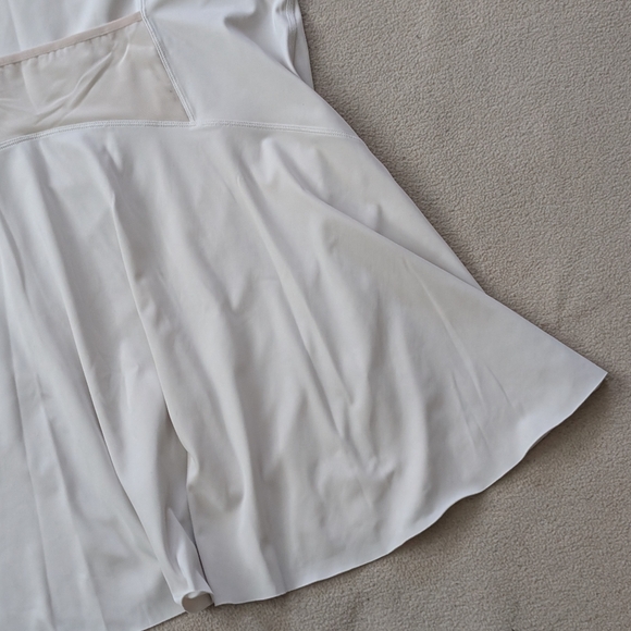Athleta Ace Tennis/Golf Dress Workout Zip Front White Ball Pocket Size 1X - Picture 10 of 15